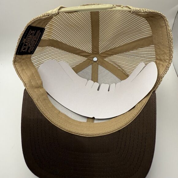 Yupoong 6606 Classic Trucker Hat Snapback Cap Brown NEW - Picture 5 of 7